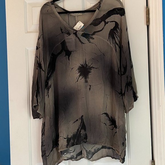 Transit Par Such Silk Blouse - Picture 5 of 6